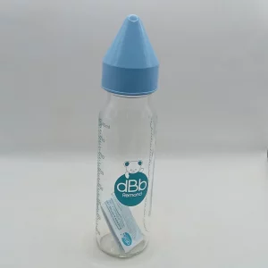 BIBERON RD VERRE 240ML BLEU CIEL