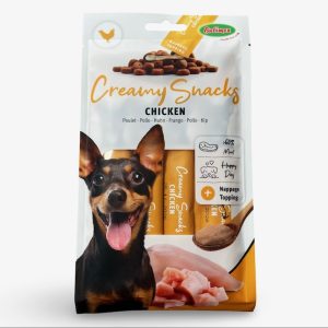Creamy snacks chien – poulet – 4 x 15g
